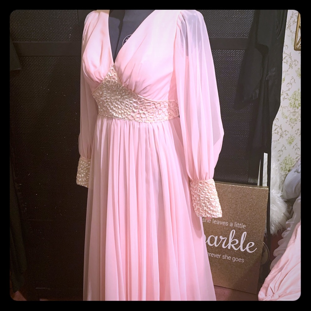 Vintage couture gown.